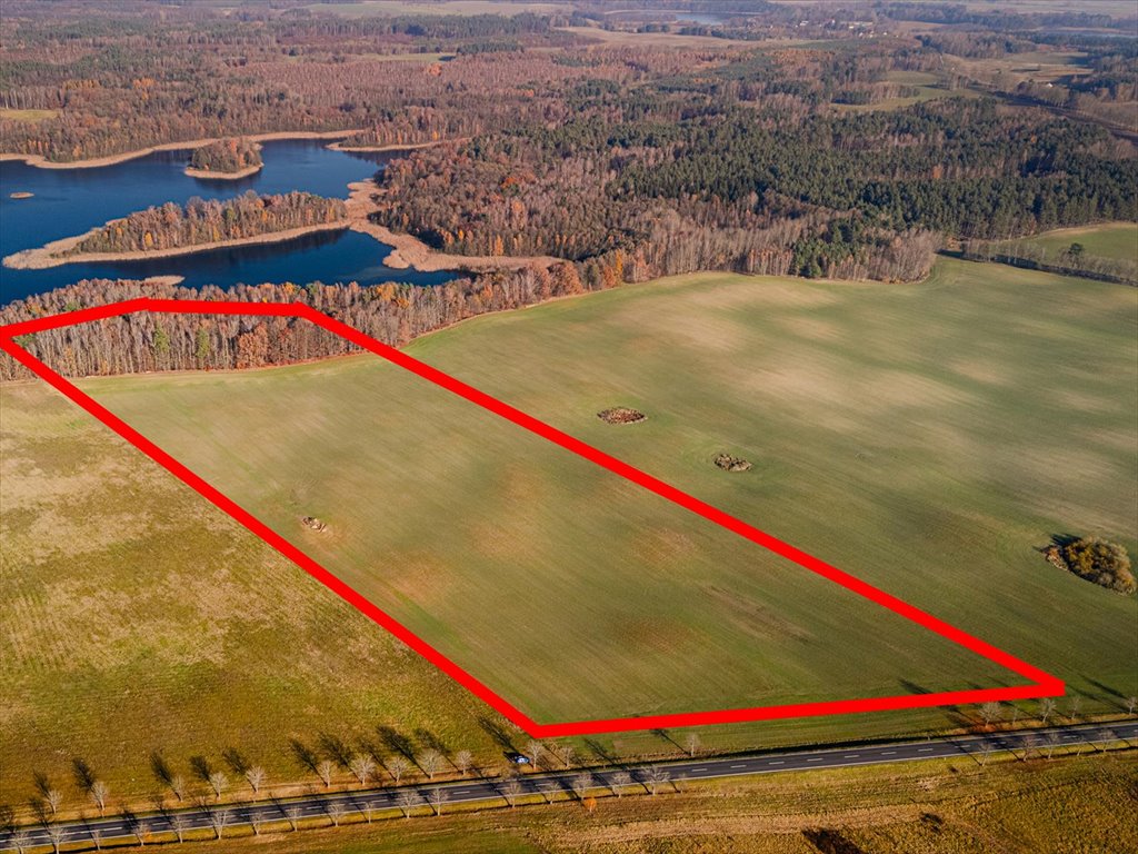 Działka 6,47 ha nad Jeziorem Śmiadowo z lasem i inwestycyjnym potencjałem Krągi  64 700m2 Foto 1