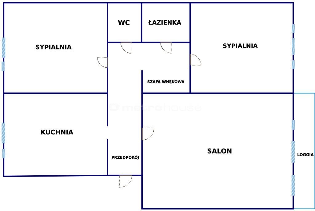 Mieszkanie trzypokojowe na sprzedaż