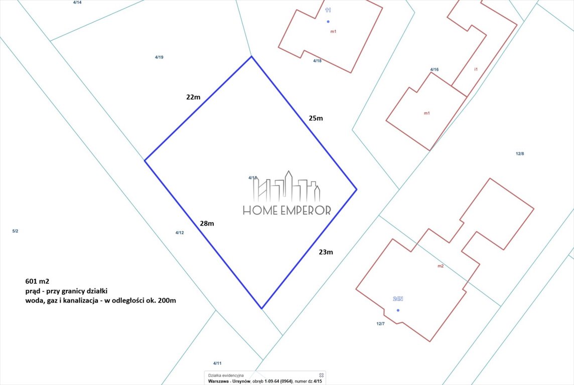 Działka budowlana na sprzedaż Warszawa, Ursynów, Jeziorki, Dumki  601m2 Foto 1
