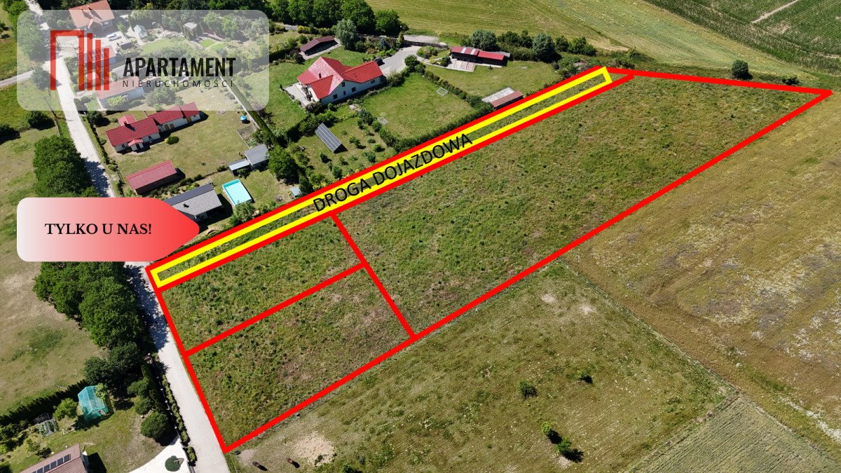 Działka budowlana 1102 m² z mediami i warunkami zabudowy Tylewice  1 102m2 Foto 1