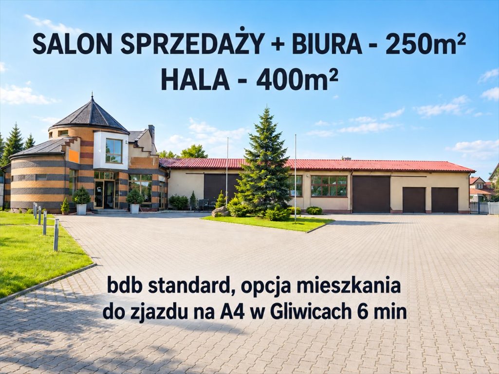 Zapraszam do wynajęcia 650 m² biuro i magazyn w Nieborowicach Nieborowice  650m2 Foto 1