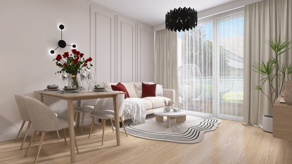 Polecam nowoczesne 3-pokojowe mieszkanie 45,92 m² z dużym balkonem Lublin, Wyścigowa  46m2 Foto 1