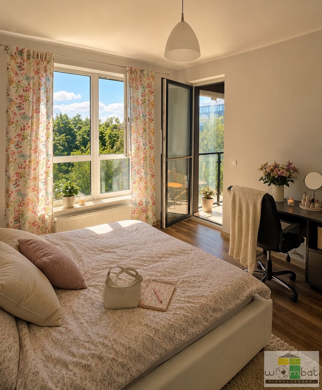 Polecam komfortowe 2-pokojowe mieszkanie 60 m² z balkonem w Wrocławiu Wrocław  60m2 Foto 1