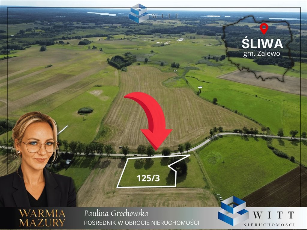 Polecam dużą działkę 4713 m² z warunkami zabudowy w Borecznie Boreczno  4 713m2 Foto 1