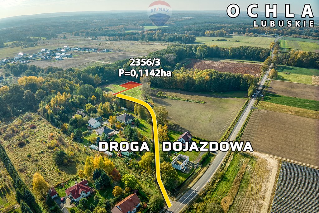 Działka rolna na sprzedaż Zielona Góra, Ochla-ks. Wł. Terlikowskiego  1 142m2 Foto 4