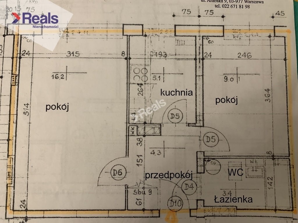 Mieszkanie dwupokojowe na sprzedaż Warszawa, Praga-Południe, Saska Kępa, Arabska  40m2 Foto 2