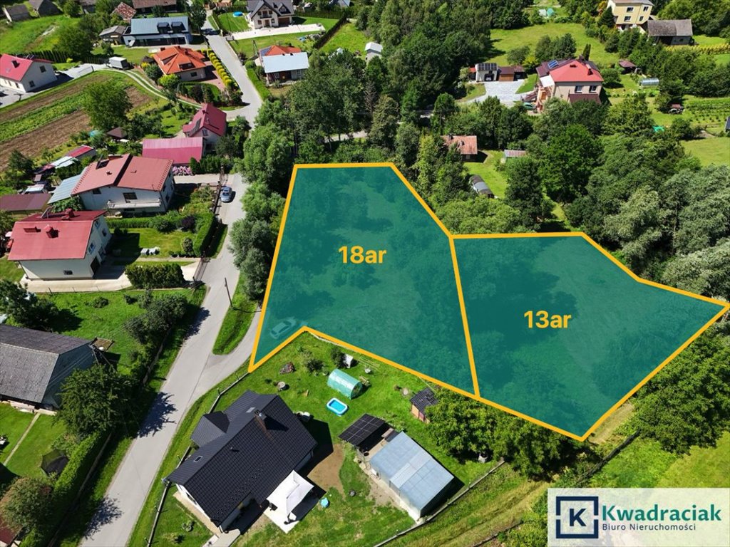 Działka budowlana na sprzedaż Warzyce  1 800m2 Foto 1