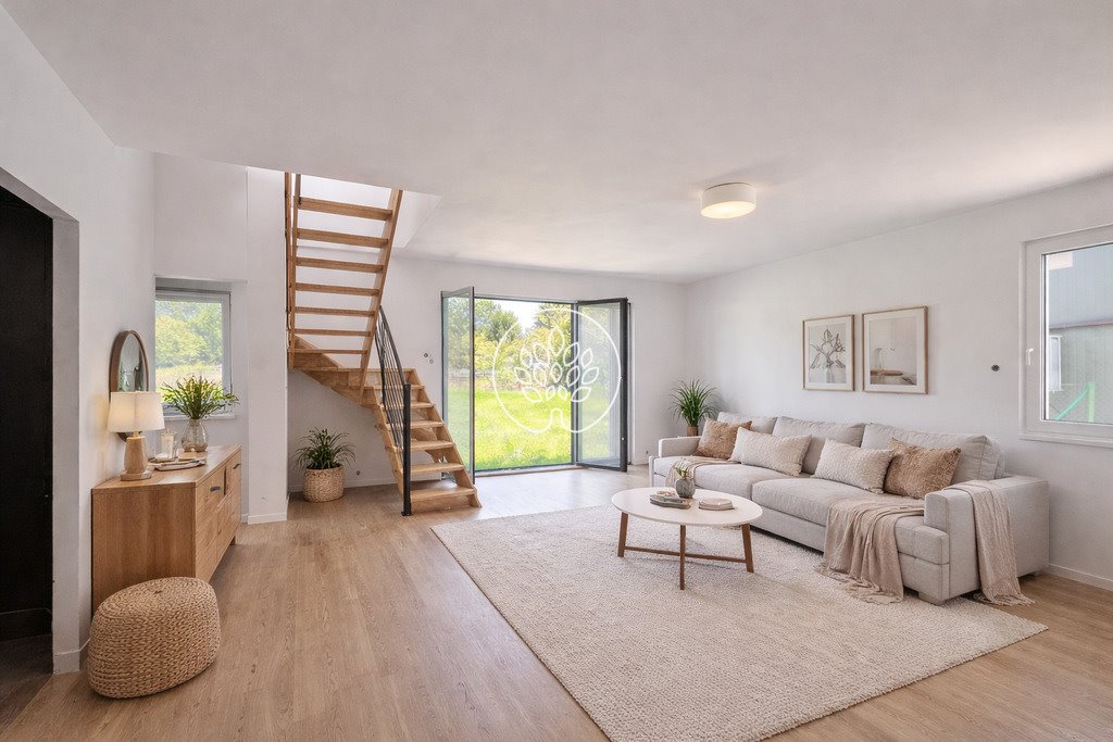 Nowoczesny dom bliźniaczy 102 m² z ogrzewaniem podłogowym polecam Obrowo, Aleja Lipowa  102m2 Foto 1