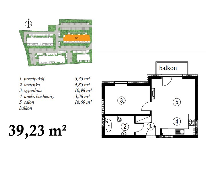 Mieszkanie dwupokojowe na sprzedaż Jaworze  39m2 Foto 10