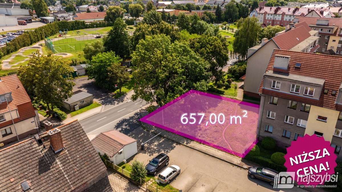 Zapraszam do zakupu działki 657 m² w Goleniowie: Goleniów: Szkolna