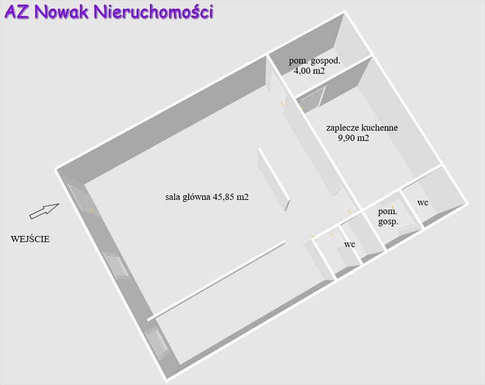Lokal użytkowy na sprzedaż Świdnica, Śródmieście  66m2 Foto 9