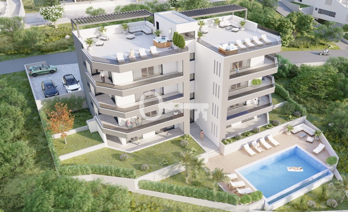 Apartament 100 m² blisko plaży - widok na morze i basen Chorwacja, Slatine, Ciovo, Slatine  100m2 Foto 1