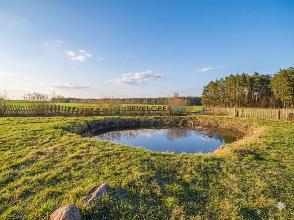 Działka 1478 m² z stawem, media, cisza i spokój Łapczyn  1 478m2 Foto 1