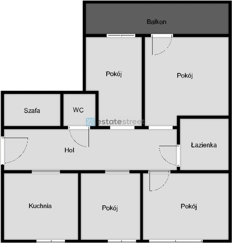 Mieszkanie czteropokojowe  na sprzedaż Kraków, Nowa Huta, os. Złotego Wieku  56m2 Foto 14