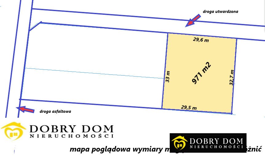 Działka 971 m² z dostępem do mediów, blisko Białegostoku Dobrzyniewo Duże  971m2 Foto 1