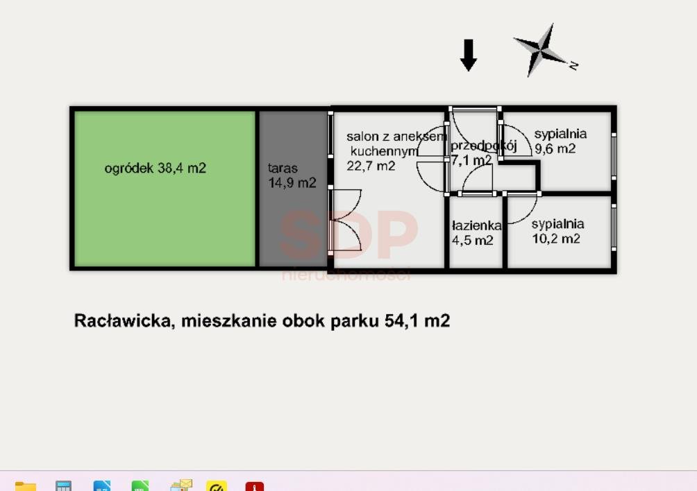 Mieszkanie trzypokojowe na sprzedaż Wrocław, Krzyki, Racławicka  54m2 Foto 5