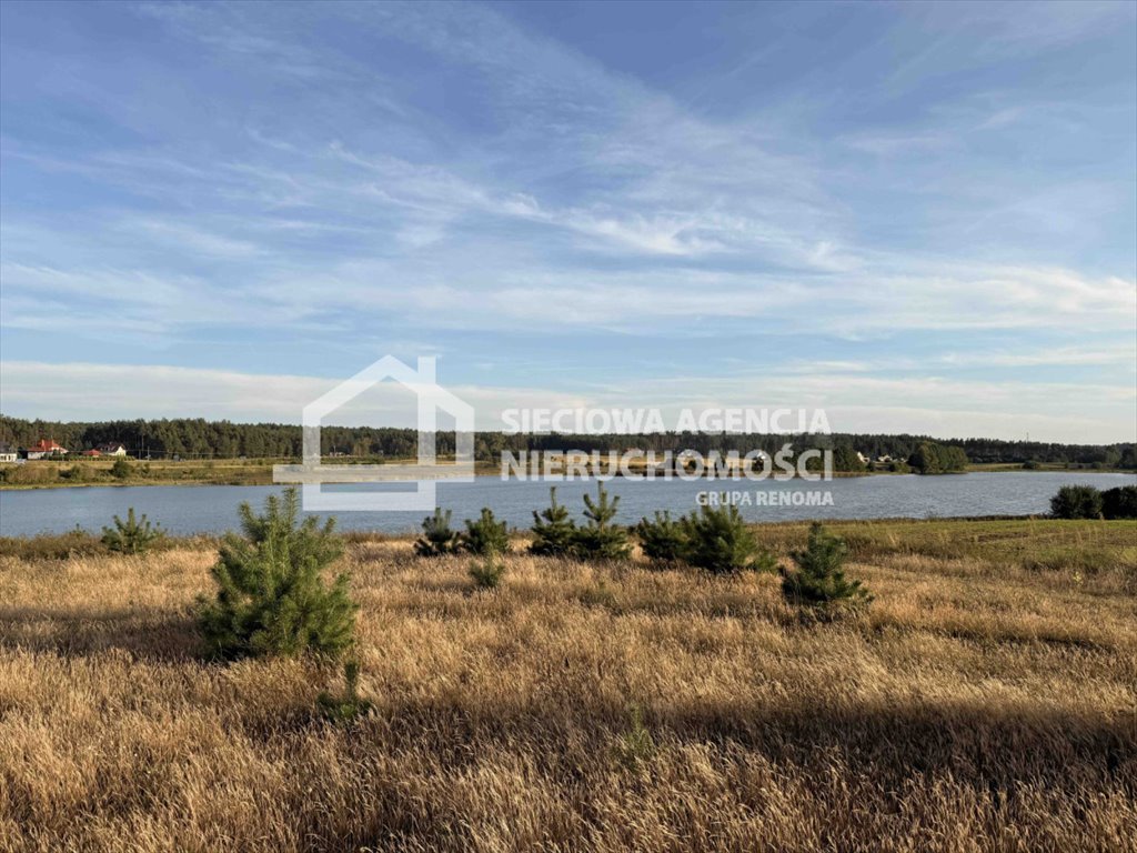 Działka z projektem nowoczesnego domu nad jeziorem Stężyckim Stężyca  4 066m2 Foto 1