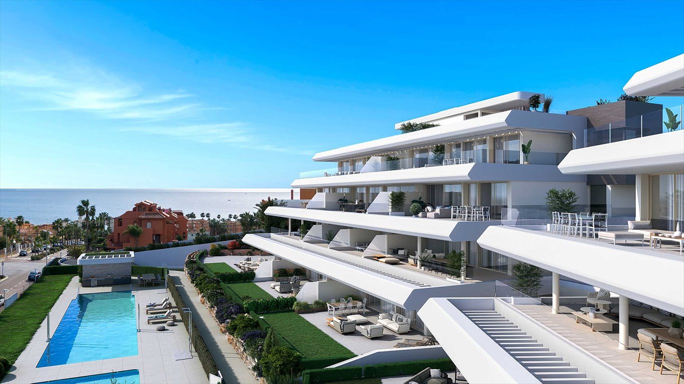 Energooszczędne apartamenty z panoramicznym widokiem na Morze Hiszpania, Buenas Noches, Buenas Noches, Estepona, Málaga  115m2 Foto 1