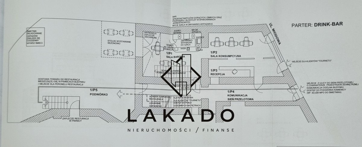 Lokal użytkowy na wynajem Kraków, Kazimierz, Miodowa  200m2 Foto 4