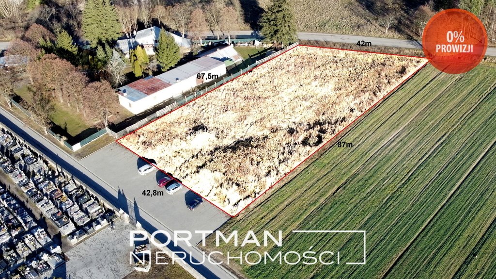 Działka pod działalność w Osiecku, media, 3096 m² Osieck  3 096m2 Foto 1