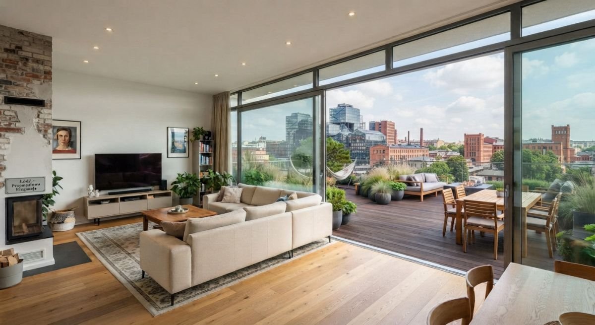 Sprzedam mieszkanie 42,7 m² z tarasem i dostępem do dachu w Łodzi Łódź, Śródmieście, Pomorska  43m2 Foto 1