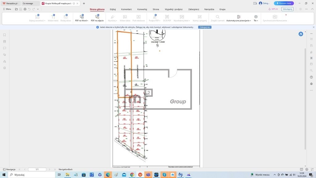 Zapraszam do zakupu działki 8 896 m² z pełnym uzbrojeniem w Krupiej Wólce Krupia Wólka, Słoneczna  8 896m2 Foto 1