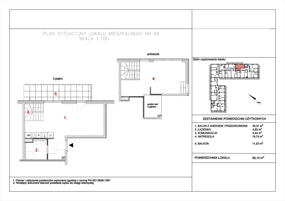 Mieszkanie dwupokojowe na sprzedaż Hel, Stefana Żeromskiego  58m2 Foto 4