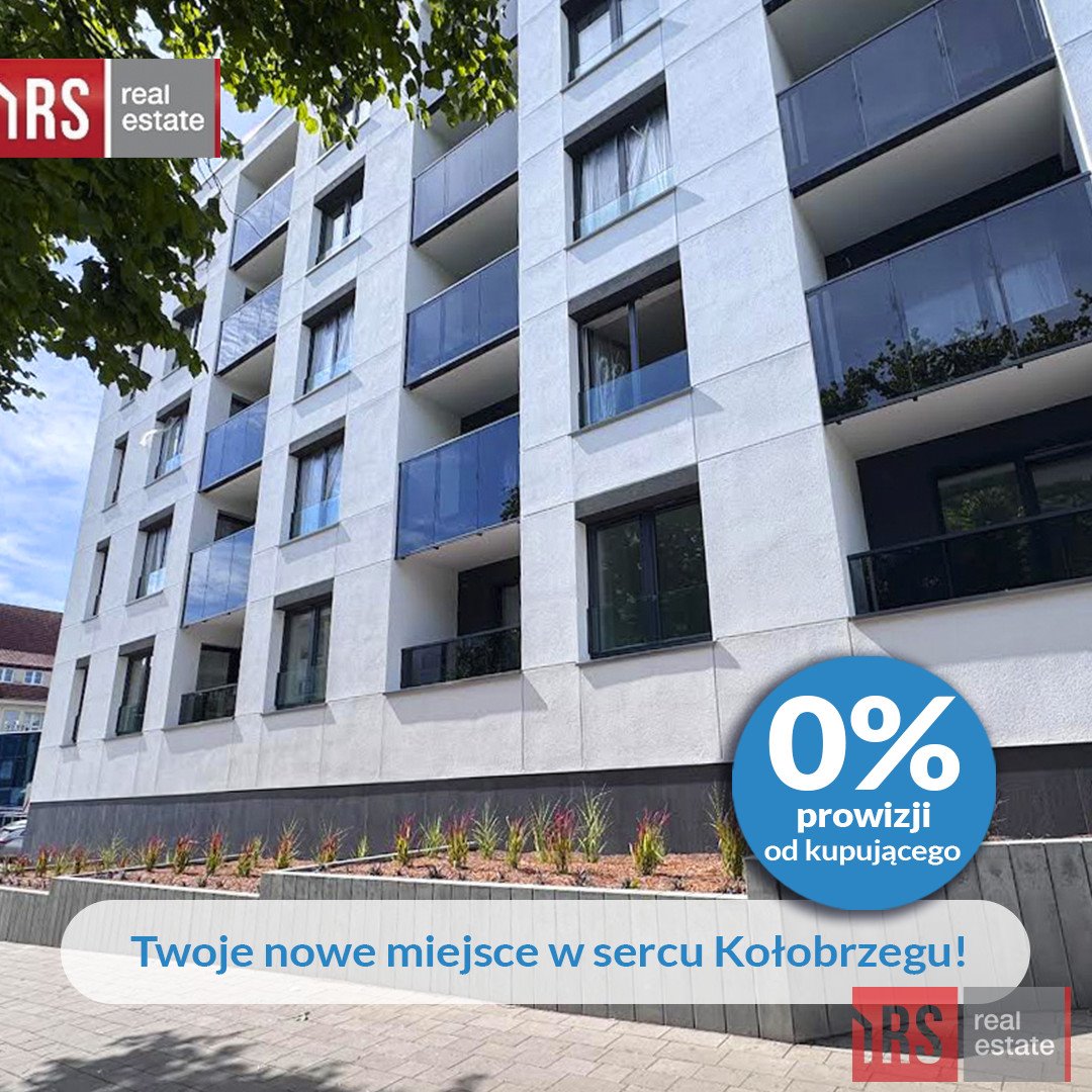 Polecam nowoczesne 3-pokojowe mieszkanie z balkonem w centrum Kołobrzegu Kołobrzeg, ppor. Edmunda Łopuskiego  61m2 Foto 1