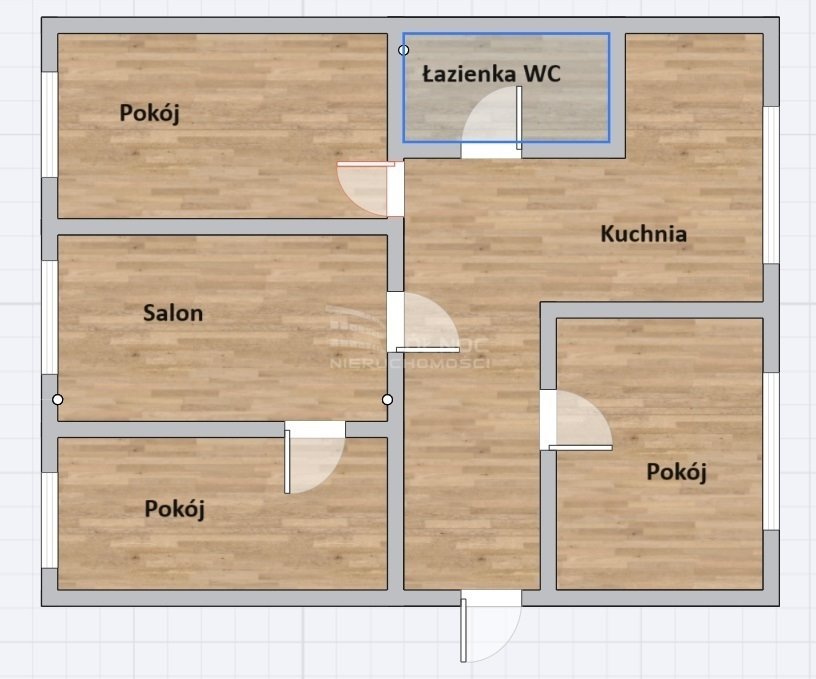 Mieszkanie czteropokojowe  na sprzedaż Lublin, Dziesiąta, Róży Wiatrów  58m2 Foto 15