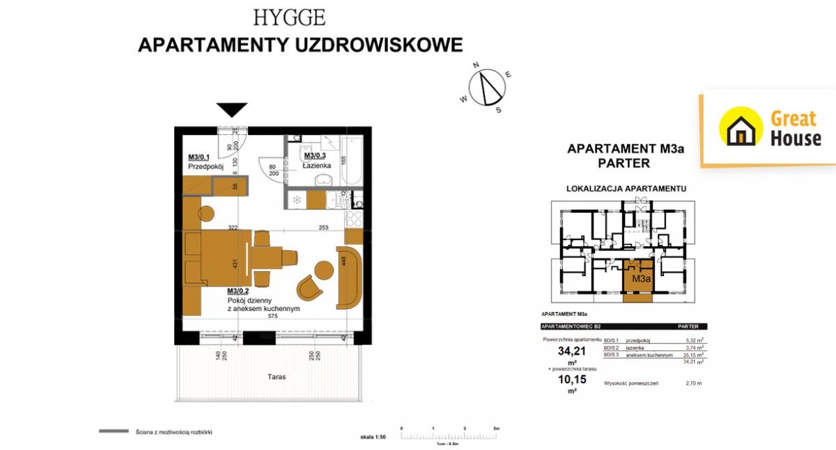 Kawalerka na sprzedaż Busko-Zdrój, Ludwika Waryńskiego  34m2 Foto 3