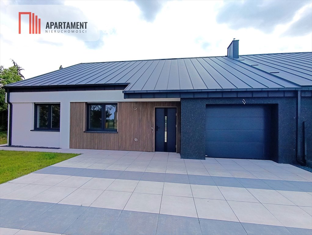 Nowoczesny dom 145m² z garażem i tarasem w Kamieniu Dużym Iława  145m2 Foto 1