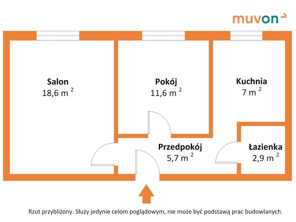 Mieszkanie dwupokojowe na sprzedaż Łódź, Konstytucyjna  46m2 Foto 11