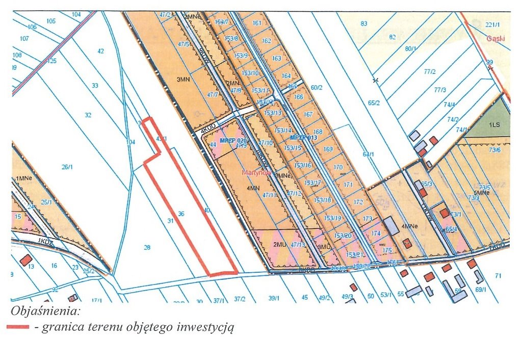 Działka rolna na sprzedaż Martynów  2 020m2 Foto 6