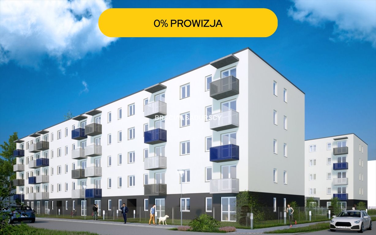 Do sprzedania nowoczesne 3-pokojowe mieszkanie z tarasem i garażem Kraków, Bieżanów-Prokocim, Osiedle Złocień, Osiedle Złocień  50m2 Foto 1