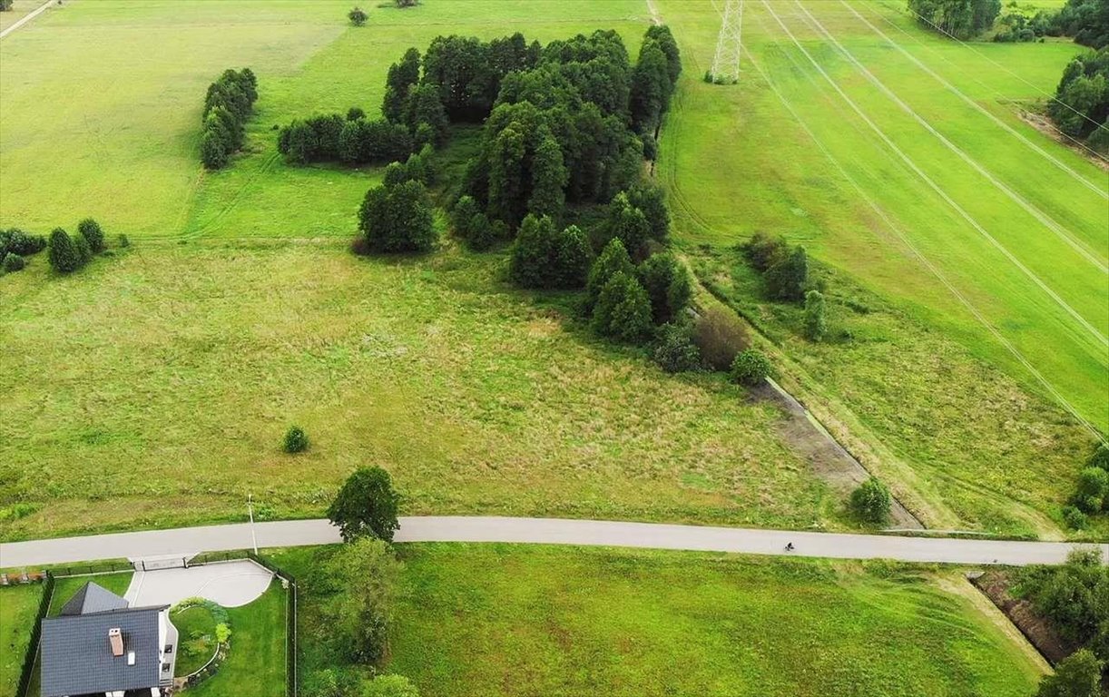 Działka w Płozy 1083 m² z mediami i WZ na dom Płozy  1 083m2 Foto 1