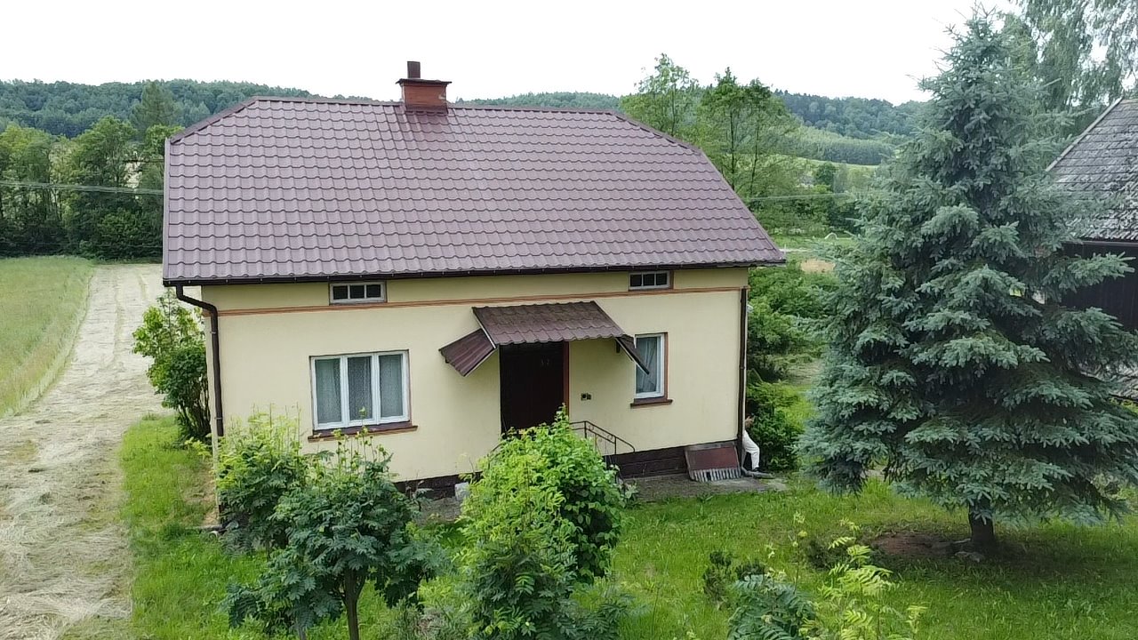 Urokliwy dom 100 m2 na 2 ha z rzeką, potencjał! Szerzyny  100m2 Foto 1