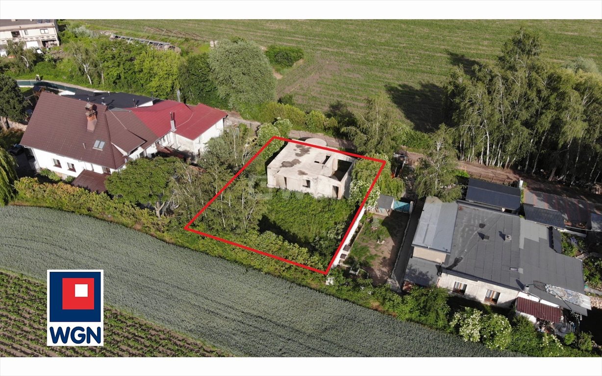 Działka z rozpoczętą budową domu 132 m2, MPZP, Pelikan Pelikan, Ogrodowa  132m2 Foto 1