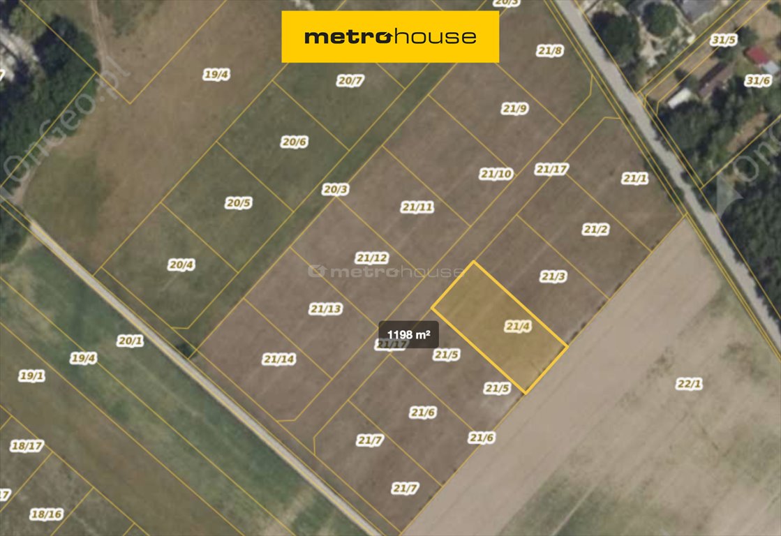 Do sprzedania działka budowlana 1239 m² pod dom jednorodzinny lub bliźniak Skuły, Północna  1 198m2 Foto 1