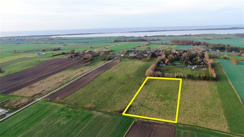 Działka rolna z widokiem na pola, blisko morza i jeziora Zakrzewo, Zakrzewo  9 305m2 Foto 1