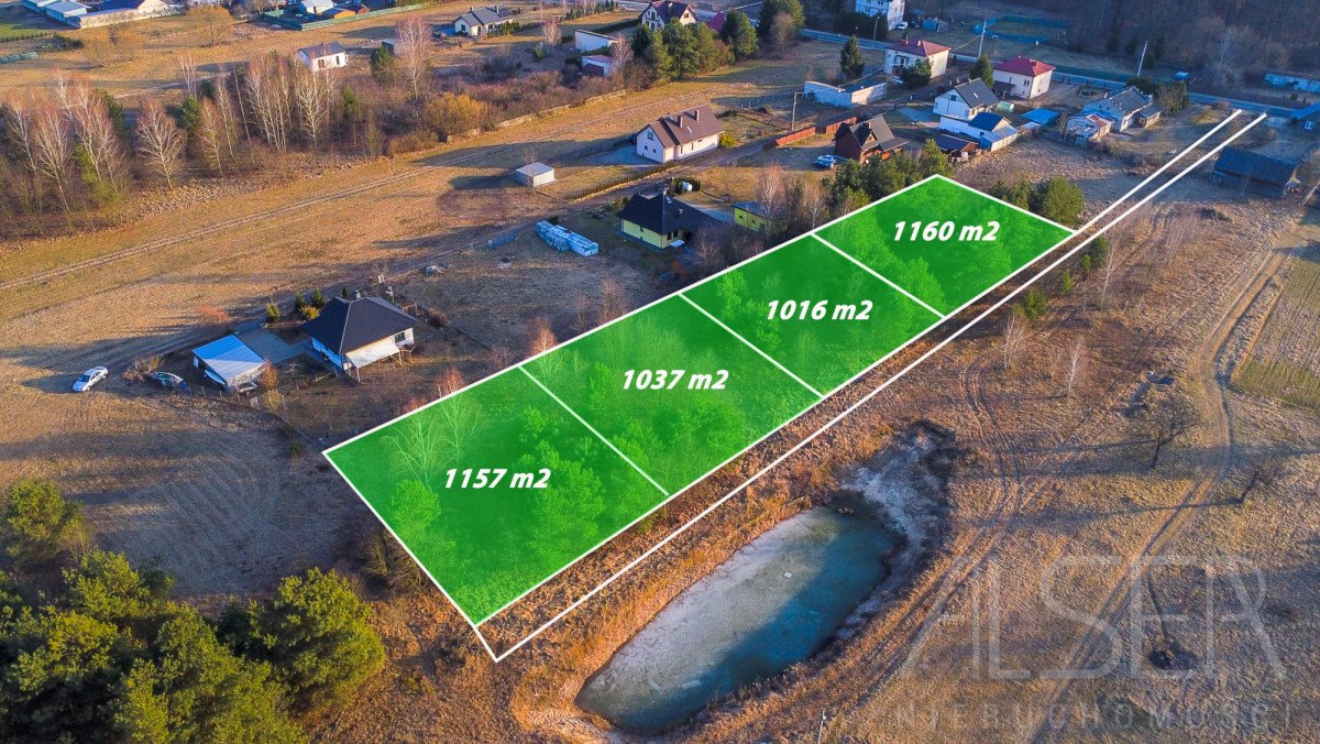 Działki 1016-1160 m² w Barchowie z mediami - zapraszam Barchów  1 000m2 Foto 1