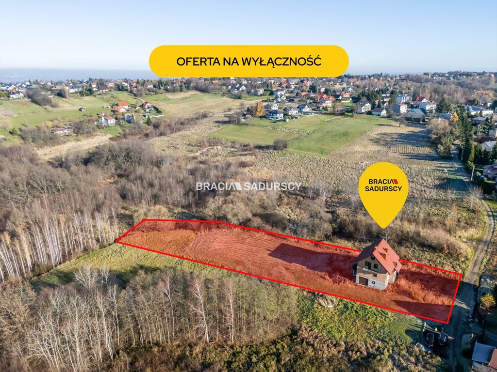 Nowoczesny dom w stanie surowym zamkniętym na dużej działce Pawlikowice  125m2 Foto 1