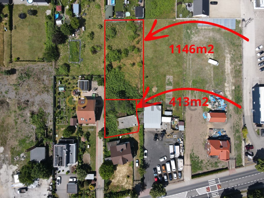 Działka budowlana na sprzedaż Leszno  1 559m2 Foto 1