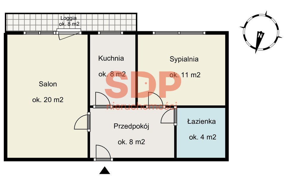 Mieszkanie dwupokojowe na sprzedaż Warszawa, Praga-Północ, Białostocka  47m2 Foto 6