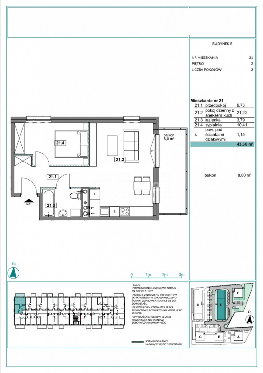 Nowoczesne 2 pokoje z balkonem, 43,3 m2, od dewelopera Chorzów  43m2 Foto 1