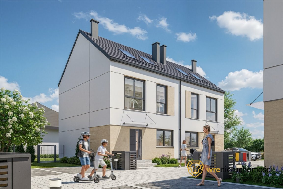 Nowoczesny dom bliźniaczy 110 m² w Kiełczowie - polecam! Kiełczów, Polna  110m2 Foto 1