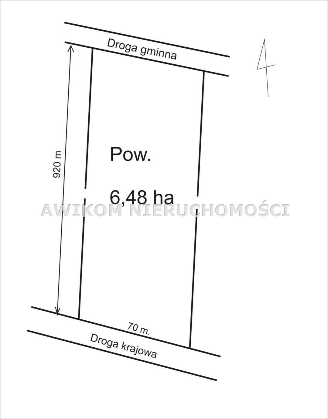 Sprzedam działkę 6,48 ha z dostępem do mediów i MPZP Skierniewice, Miedniewice  64 800m2 Foto 1