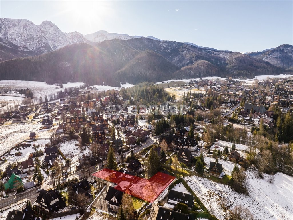 Działka budowlana na sprzedaż Zakopane, Osiedle Krzeptówki  1 835m2 Foto 1