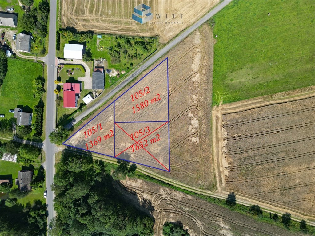 Działki budowlane w Reszkach, uzbrojone, 1369 m2, 53 391 zł Reszki  1 369m2 Foto 1