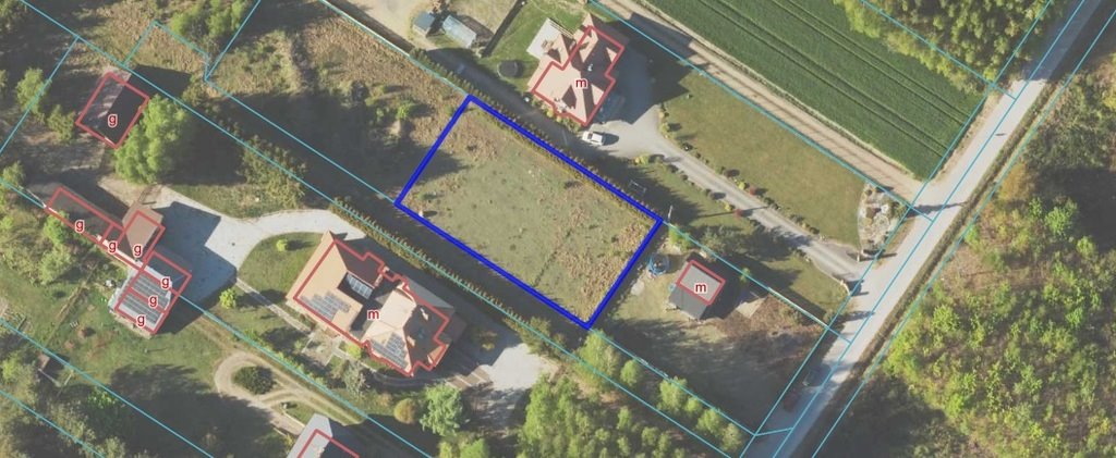 Działka 1008 m² pod dom w spokojnej okolicy Jeziorka Jeziorko, Leśna  1 008m2 Foto 1