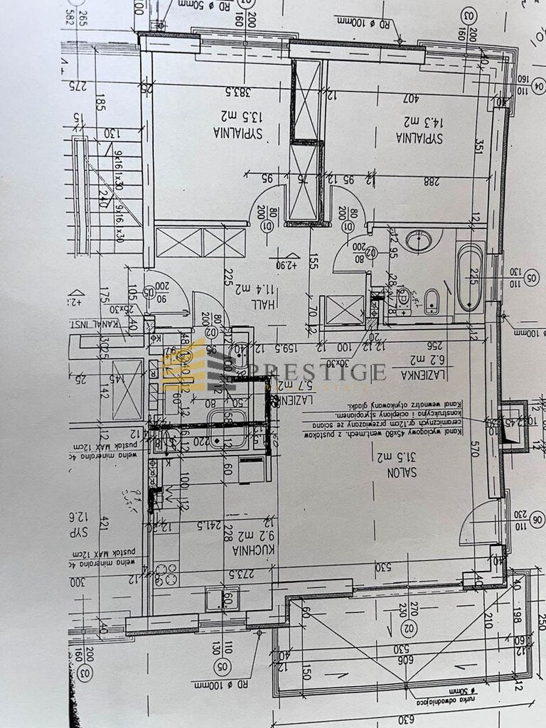 Mieszkanie trzypokojowe na wynajem Warszawa, Wilanów, Zawady, Hektarowa  92m2 Foto 14